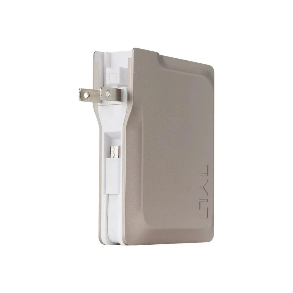 TYLT Smart Charger 3X - Power Bank / Power Adapter - 6700 mAh - 2.4 A Micro USB